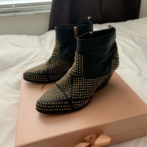Dolce Vita Studded Booties (gold) - Picture 2 of 5